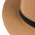 途尊（kingtrip）新款夏季男女中性款遮阳草帽时尚防晒防太阳光线草编巴拿马礼帽 黑色