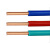 鑫辉（XINHUI）电线电缆 BV2.5平方蓝色 100米 国标铜芯单芯单股硬线 家装照明插座空调线