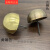 欧格达（OUGEDA）中式铜泡钉仿古纯铜大门帽钉古建门钉铜钉圆帽钉铜泡钉古铜钉配件 2.0cm黄铜色