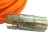 鹿色伺服电机动力线电源线6FX5002/8002-5CN36-1BA0连接线电缆 橙色 PVC5m