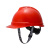 梅思安ABS豪华型安全帽超爱戴帽衬红色针织布吸汗带D型下颏带1顶