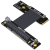 PCIe x8延长转接线 支持NVMe固态硬盘接口PCIE 4.0x4全速 R48UF 4.0 附电源线 35cm
