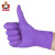 帮手仕 一次性丁腈手套加厚型 紫色5克 100只/盒 防油防水多用途耐用50100 小号S