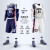 安诺健（Annuojian）双面篮球服套装男女全身定制美式儿童运动比赛训练服队服学生球衣 A1宝蓝配白双面 3XS