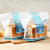 HYWLKJ吐司面包包装袋子透明手提自封口袋烘焙食品小饼干包装袋 白色包装袋 100个