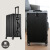 洛斯伯里行李箱大容量铝镁合金拉杆箱高颜值密码箱万向轮旅行箱新款登机箱 银色 28英寸 适合家庭旅行