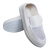 上柯 B3384 PVC底白皮革防静电鞋 无尘洁净电子实验室工作鞋 单孔网眼鞋35码（225mm）
