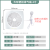 米风安静低音排气扇卫生间家用排风扇强力抽风管道小型窗式换气扇圆形 圆形4寸(100mm)-带开关线1.5米