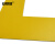 安赛瑞 桌面5S管理定位贴 办公用品物品定置标识标贴 T型 黄色 50片装 长5cm宽5cm 28080