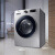 三星（SAMSUNG）8公斤滚筒洗衣机全自动洗烘一体机 除味除菌WD80M4473JS/SC(XQG80-80M4473JS)(银)