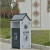 户外垃圾桶景区果皮箱创意公园小区分类环保垃圾箱仿古大号环卫桶 灰白 单桶48*40*92