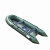 竹特 橡皮艇 冲锋舟防汛救生艇人充气橡皮艇救生船铝合金底 3.3米 绿色 企业定制