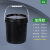 批发化工桶塑料桶包装桶黑色避光桶pp桶试剂瓶方桶避光塑料罐 6L-黑色桶