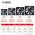 彭克 强力大风力工业铁排风扇12寸家用换气扇厨房窗台排油烟风机排气 10寸[尺寸看图]黑色+配件