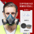 安爽利（ASL）防毒口罩防尘面具KN95全面罩带防雾护目镜 口罩+2个滤毒盒+26片棉