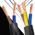 国标RVV设备电源线2 3 芯1 1.5 2.5 4 6 10平方铜芯电线电缆线 国标2芯4平方1米