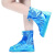 夏季雨天户外登山旅游非一次性PVC男女加厚防水防滑耐磨加强便携式防雨拉链鞋套脚套雨靴 （M）38-39码半透明
