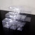 贝傅特 透明包装盒 西点蛋糕包装盒子糖果盒透明pvc塑料打包盒 五个装 9*9*9cm