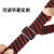 京棣工品 皮筋 弹力门拉筋 捆绑绳 松紧带 可调节长短 加宽加厚 2米红黑 