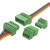 15EDGKP-2.54mm免焊对接对插式2EDGRK插拔绿色接线端子插头插座套 4p对接整套