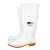 朗莱斯特高筒雨鞋LL-1-05劳保PVC耐酸碱防护靴温氏养殖场防滑水鞋 白色 41 