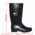 朗莱斯特高筒雨鞋劳保PVC耐酸碱防护靴温氏养殖场防滑水鞋 黑色 42 