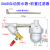 压缩空压机储气罐自动排水器神器气动储气筒压力罐气泵防堵排水阀 PB-68自动排水器 可视款