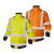 代尔塔荧光服防寒防雨服套装安全服交通服装标志防冻保暖环卫衣服 橙色 XL