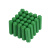 绿色塑料膨胀胶粒6厘8厘 连体胶栓胶粒6mm8mm墙塞胶塞 M6M8膨胀管 6厘优质款 10盒装