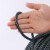 者也 黑色绳子户外货车拉练绳耐磨捆绑打包晾衣绳塑料绳编织绳14MM100米