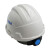 桉叶（Anye）ABS安全帽可印logo 工程 工业 工地防砸透气安全帽 AY1288A 白色1顶【可定制】