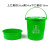 厨余沥水桶带手提垃圾分类垃圾桶大号商用厨房10升20圆形带盖 20L圆形平盖提手绿厨余+过滤网