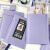 ins马卡龙打包气泡袋咕卡卡套小卡保护材料袋防震加厚包装袋自封 紫色(11*15+4cm)