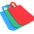 金固牢 手提袋(10个)收纳环保袋定制印logo无纺布购物袋 红色35*45*12 横款 KCxh-472