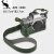 酷奇袋鼠（KUQIDAISHU）相机包双肩复古日系风单反单摄影男女背包书包时尚包男通用肩 复古绿牛皮相机肩带(卡片机微单
