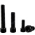 京势 杯头螺丝12.9级内六角发黑杯头螺丝全牙螺丝螺栓 M6*12（200个）单位：包 JU542