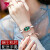 金仕盾（JIN SHI DUN）瑞士认证品牌手表女气质时尚女士手表防水陶瓷石英表轻奢手链表女 升级加强版-间陶瓷玫绿-礼盒装