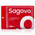 Sagovo 一次性口罩 3D立体4层防护灭菌级防飞溅防尘口罩 中号 黑色100只