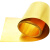 XMSJ【定制】黄铜带黄铜箔黄铜皮H62黄铜垫片加工0.05mm薄铜片厚铜板 厚0.5mm*宽300mm*长1米