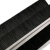 海斯迪克 gnjz-1224 工业毛刷条 铝合金密封线盒尼龙丝刷 毛高20mm长1m【默认发H型】