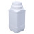 1000ML大口方瓶工业级加厚密封全规格方瓶实验瓶大口径塑料瓶液体粉末分装瓶 1000ml-白色（1个）