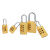 GEKRONE 密码锁 防盗锁 柜门锁 黄铜密码挂锁 单位：个 3轮大号