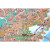 2021正版全新 重庆地图挂图+主城区地图挂图1.4米x1米 正反面印刷 挂绳精装高清印刷