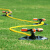 汉轩园林灌溉喷头360度自动旋转喷水神器菜地草坪浇水屋顶降温洒水器