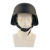 久聚和仿真防毒面具道具儿童游戏战术装备头盔道具模型水弹面罩 M04-1#黑色（透明镜片）+头盔
