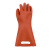 双安12KV绝缘手套（手型） 接线维修电工用橡胶手套舒适型  均码红棕色 可定制SAS-12KV