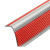 丰稚 防滑条 防撞压边条 pvc楼梯L型自粘包边条护角 直角(5x2.5cm*10米) 单位：条 红灰