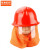 京洲实邦  消防头盔抢险救援训练防护韩式头盔 97款训练头盔B 97款训练头盔（橙色）