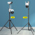 移动监控摄像头球机三脚支架安装加厚款折叠落地式适用多种摄像机 S110[普通款]70cm-2米