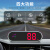 定制适用车载大小车HUD抬头显示器汽车GPS测速仪速度表货车面包车通用车速 车速+时间+指南针（7种色彩 带折叠器